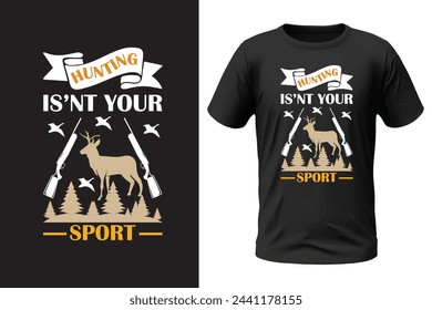 Hunting T-Shirt Design und Vektor-Datei