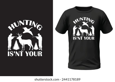 Hunting T-Shirt Design und Vektor-Datei