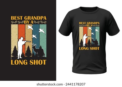 Hunting t-shirt design and vector file