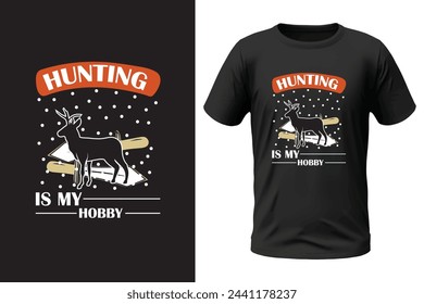 Hunting t-shirt design and vector file