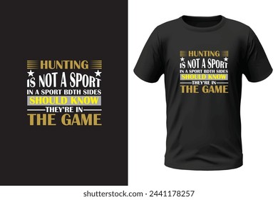 Hunting t-shirt design and vector file