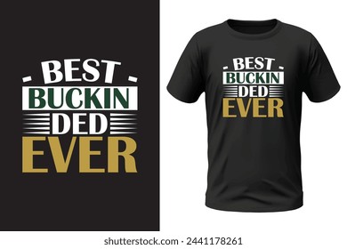Diseño de camiseta de caza y archivo vectorial