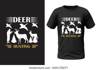 Hunting t-shirt design and vector file