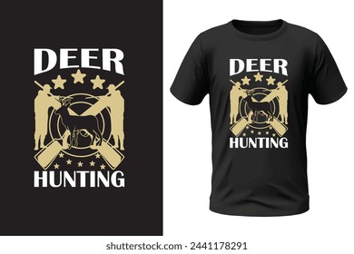 Hunting t-shirt design and vector file