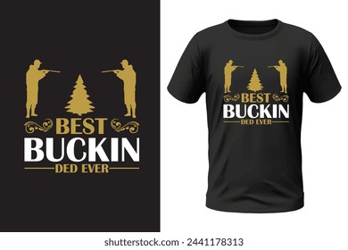 Hunting t-shirt design and vector file
