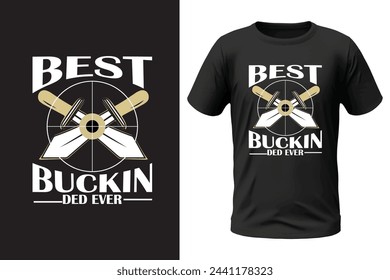 Hunting t-shirt design and vector file