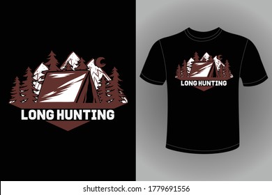 Hunting T-shirt Design Vector Template - Eye Catching Funny Hunting T-shirts Design For Hunters Tshirt