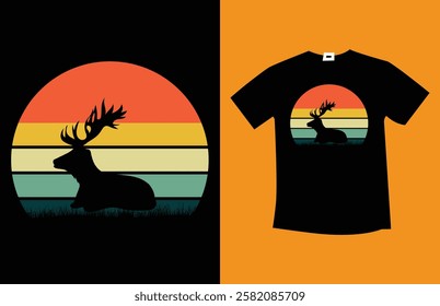 Hunting TShirt Design vector Vintage TShirt Design
