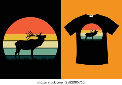 Hunting TShirt Design vector Vintage TShirt Design
