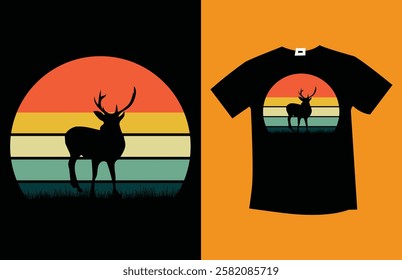 Hunting TShirt Design vector Vintage TShirt Design
