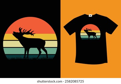 Hunting TShirt Design vector Vintage TShirt Design
