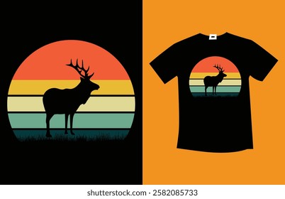 Hunting TShirt Design vector Vintage TShirt Design
