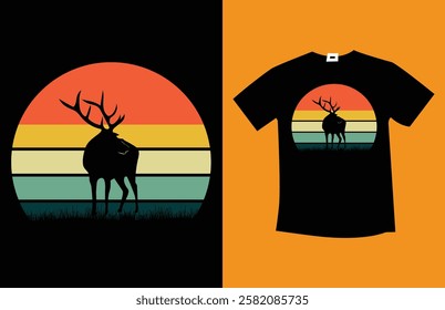 Hunting TShirt Design vector Vintage TShirt Design
