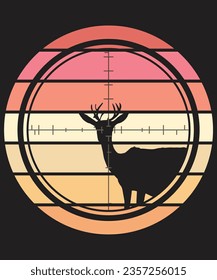 Hunting T-Shirt, Hunting Vector graphic for t shirt. Vector graphic, typographic poster or t-shirt.Hunting style background.