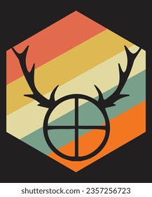 Hunting T-Shirt, Hunting Vector graphic for t shirt. Vector graphic, typographic poster or t-shirt. Hunting style background.