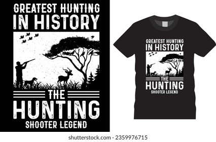 Hunting typography design. Hunting T-Shirt. Hunting Vector graphic for t shirt. Unique HUNTING Design, 