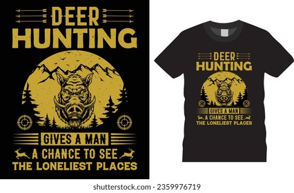 Hunting typography design. Hunting T-Shirt. Hunting Vector graphic for t shirt. Unique HUNTING Design, 