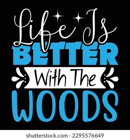 Hunting Typography T-shirt Design, For t-shirt print and other uses of template Vector EPS File.