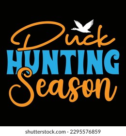 Hunting Typography T-shirt Design, For t-shirt print and other uses of template Vector EPS File.