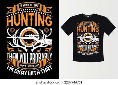 Caza Diseño único de camisetas, diseño de camisetas