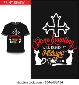 Hunting - Vector graphics typographic design for poster, label, badge, logo, icon or t-shirt
