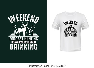Hunting vector t shirt design