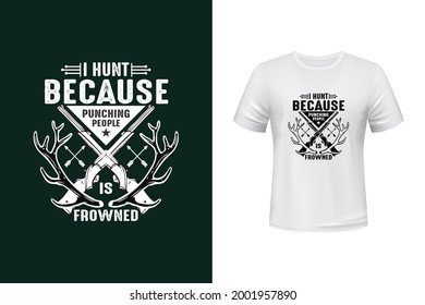 Hunting vector t shirt design