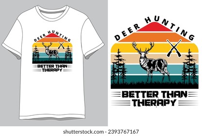 Hunting Vector T shirt Design