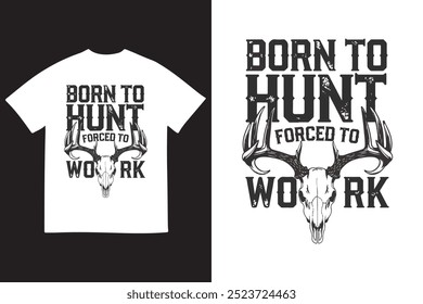 hunting vector T shirt design template style   