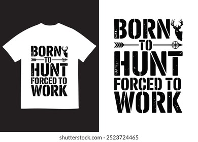 hunting vector T shirt design template style   