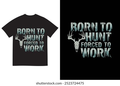 hunting vector T shirt design template style   