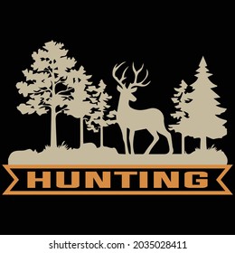 Hunting and vector T-Shirt Design