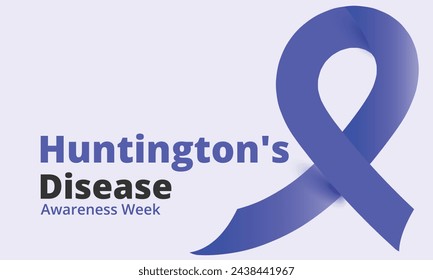 Huntington's disease awareness week. background, banner, card, poster, template. Vector illustration.