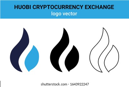 Huobi cryptocurrency exchange vector logo