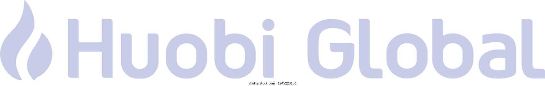 Huobi Global cryptocurrency logo vector illustration