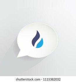Huobi Token Cryptocurrency Coin Speech Bubble Background