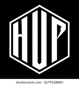 HUP letter design. HUP letter technology logo design. HUP Monogram logo design for an entrepreneur and business