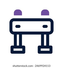hurdle icon. vector dual tone icon for your website, mobile, presentation, and logo design.