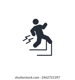 hurdle icon. vector.Editable stroke.linear style sign for use web design,logo.Symbol illustration.