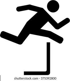 Hurdles Pictogram