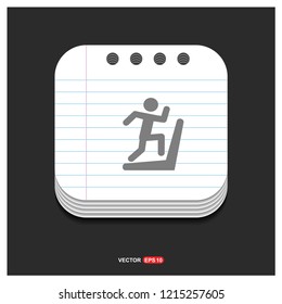 Hurdling Icon - Free vector icon