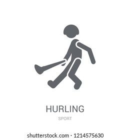 hurling icon. Trendy hurling logo concept on white background from Sport collection. Suitable for use on web apps, mobile apps and print media.