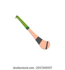 Hurling Stick, Sport Equipment Vector Illustration Isolated