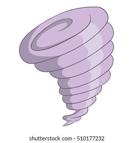 Hurricane icon. Cartoon illustration of hurricane vector icon for web design