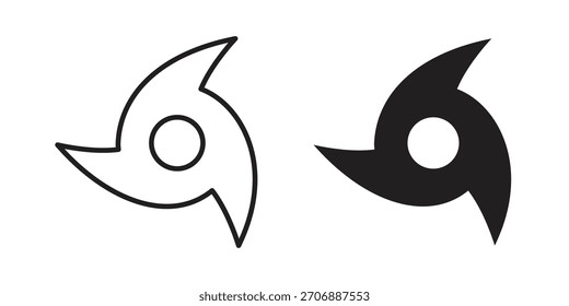 Colección de iconos de huracán. iconos simples modernos para el Web