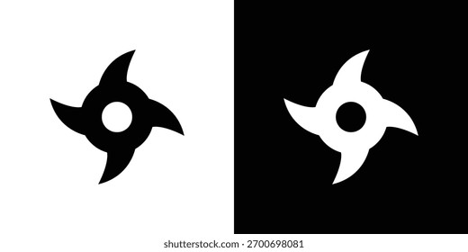 Hurrikan Icon Design Konzept. Vektorflachsymbole