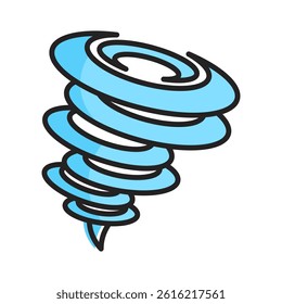 Hurricane Icon Element For Design