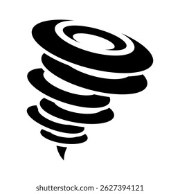 Elemento del icono del huracán para el diseño