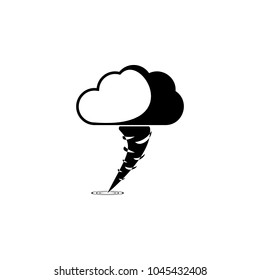Hurricane icon. Element of weather elements illustration. Premium quality graphic design icon. Signs and symbols collection icon for websites, web design, mobile app on white background