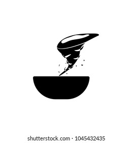 Hurricane icon. Element of weather elements illustration. Premium quality graphic design icon. Signs and symbols collection icon for websites, web design, mobile app on white background